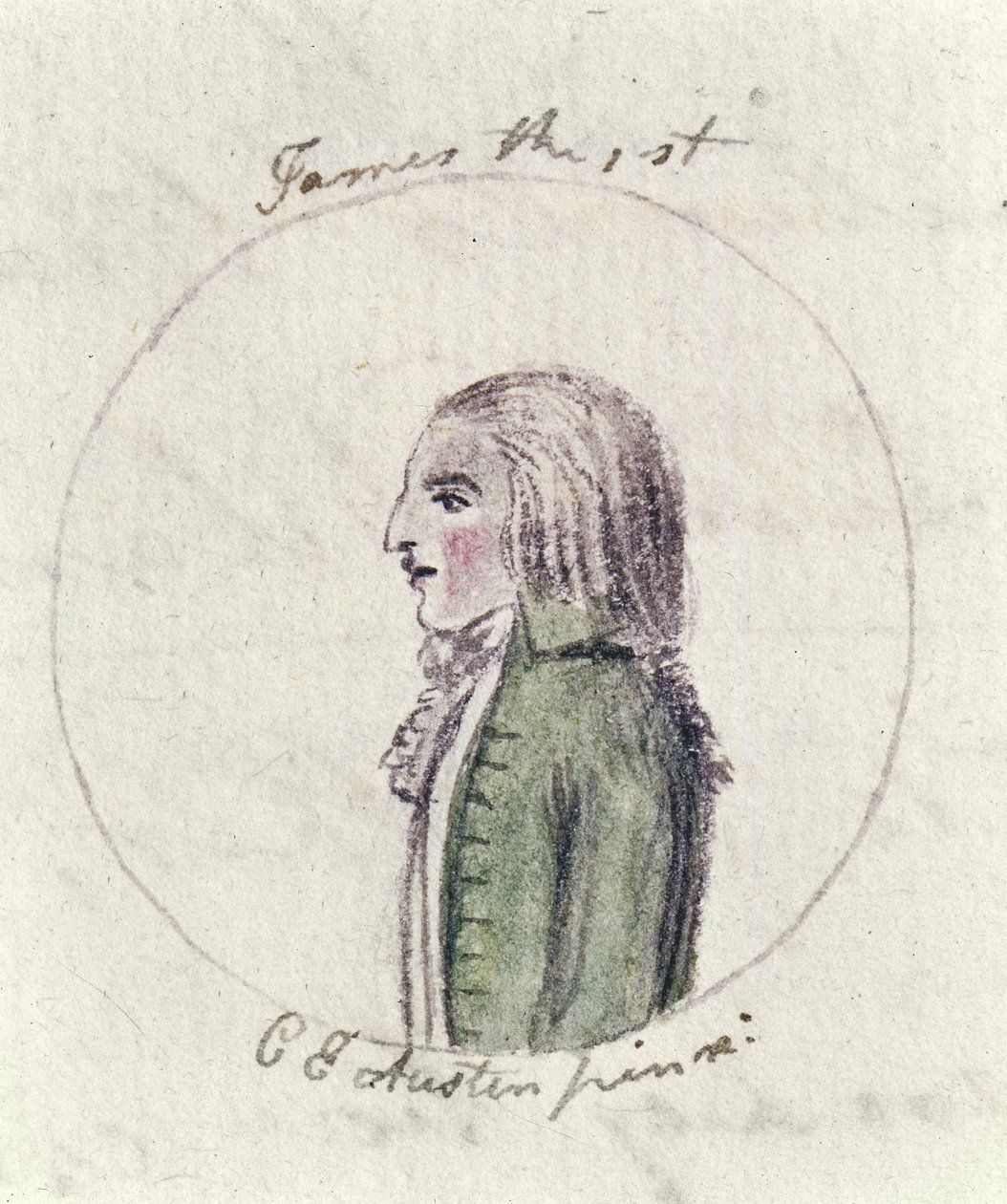 James I, c.1790 by Cassandra Austen