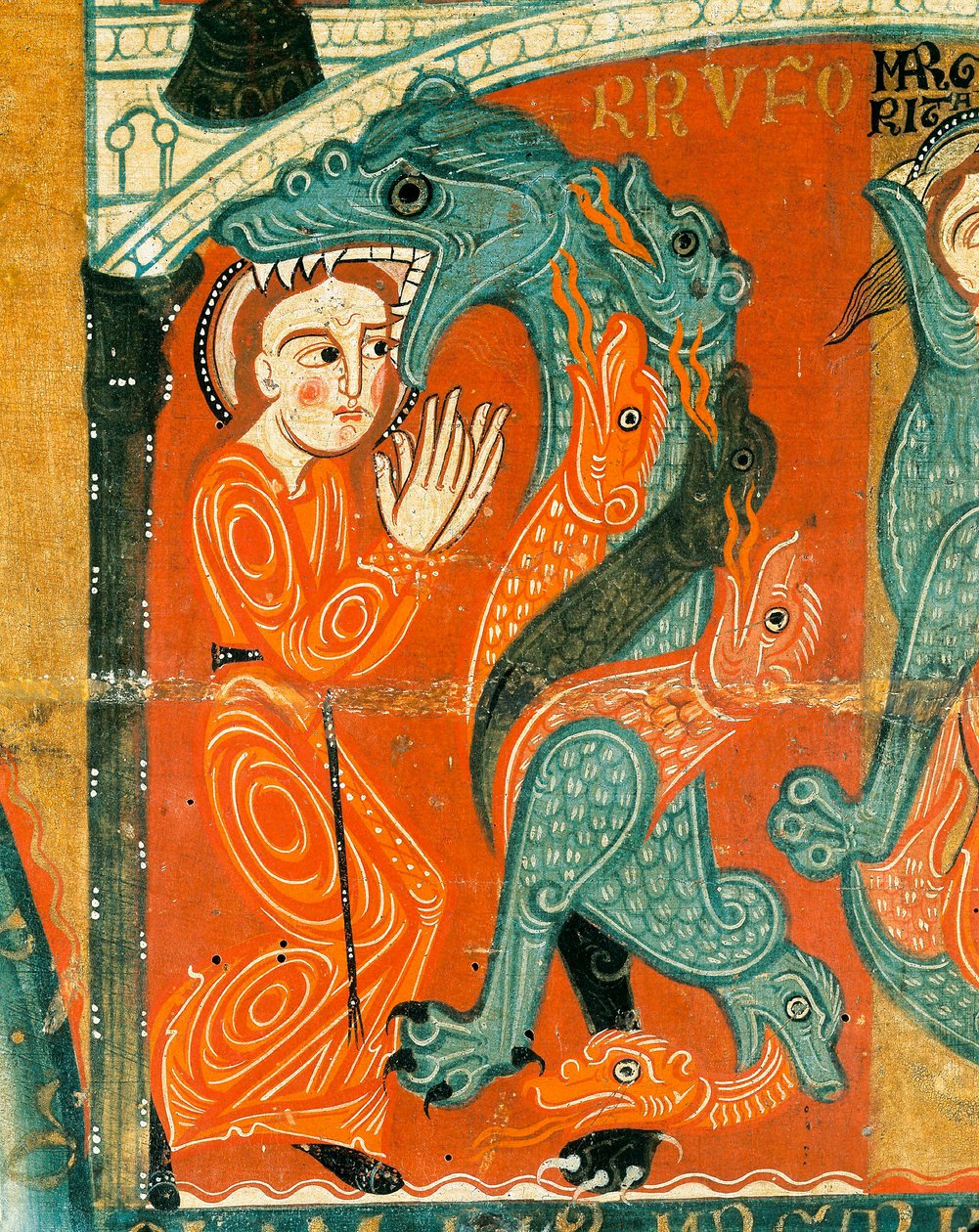 The Martyrdom of St Margaret (Detail) by Catalan School