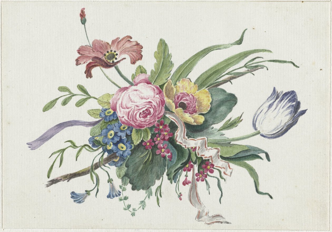 Flower Piece by Catharina Wilhelmina Schweickhardt