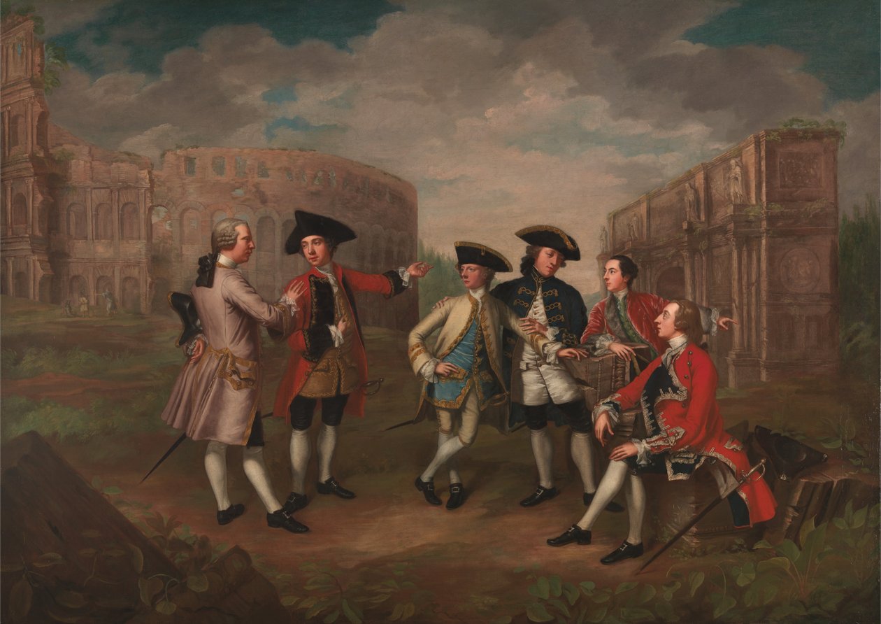 British Gentlemen in Rome by Catherine Read