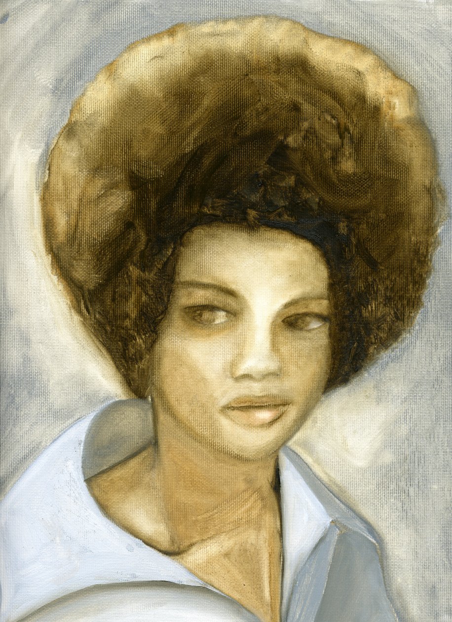 Afro 2 (Kathleen Cleaver) by Cathy Lomax