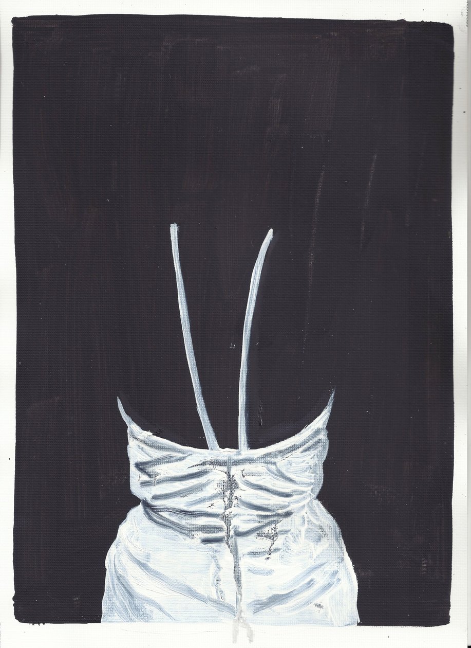 The Girl Upstairs 1, back, 2012 by Cathy Lomax