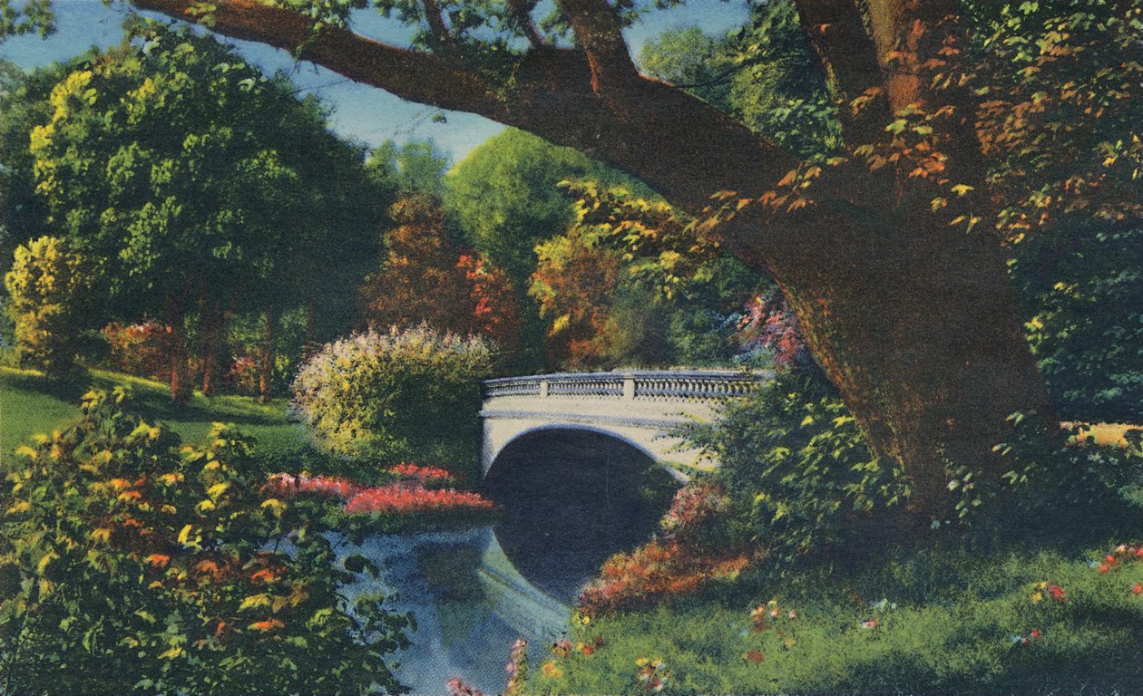 Bridge No. 5, Cherokee Park, 1942 by Caufield and Shook