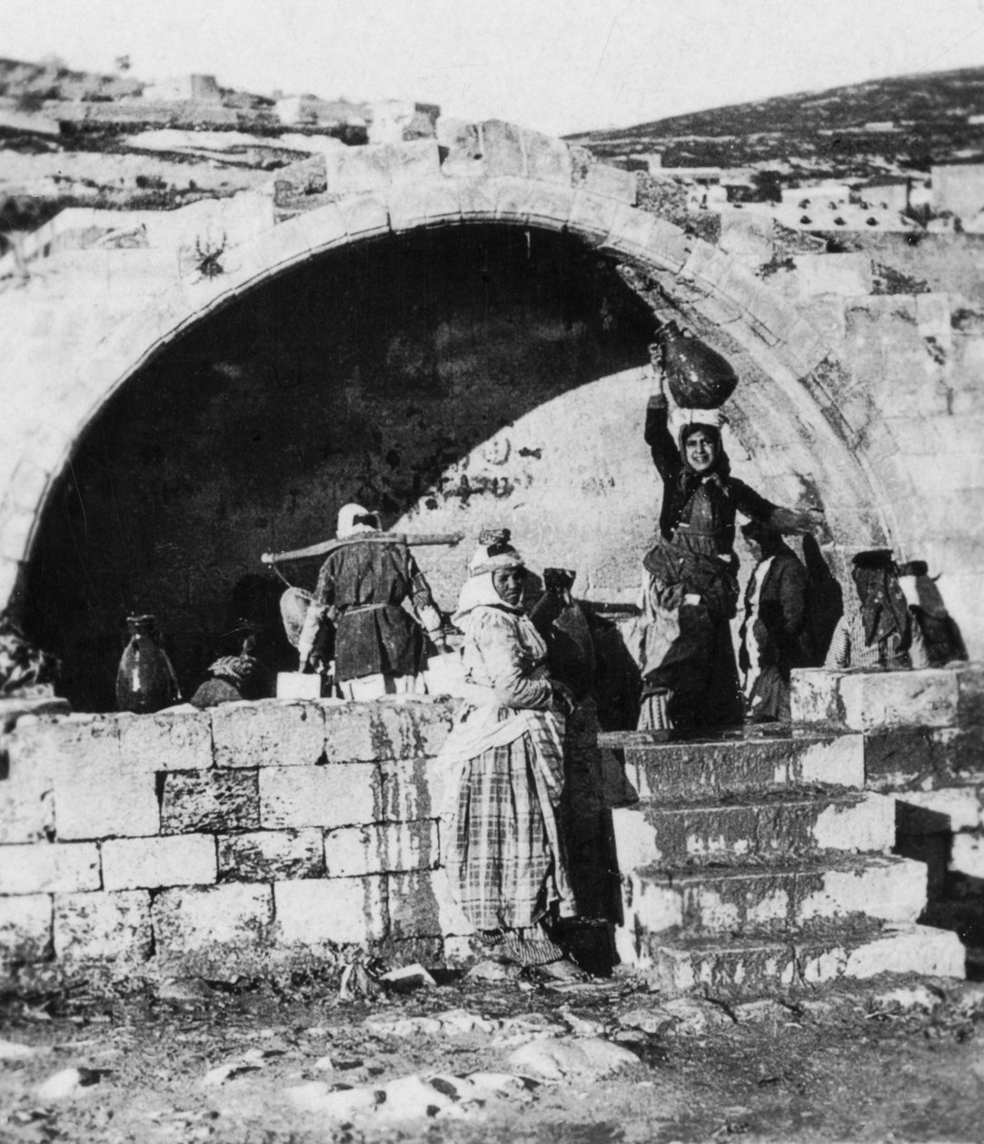 Fountain of the Virgin, Nazareth, Palestine by Cavanders Ltd