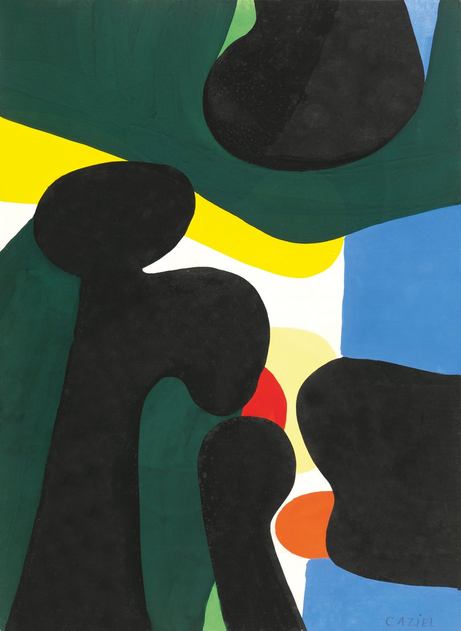 Composition, c.1950 by Caziel Caziel