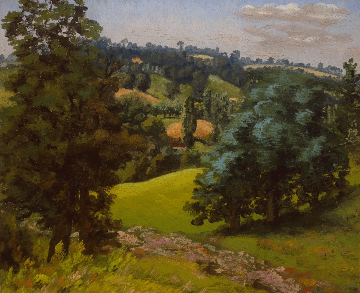Landscape at Hadleigh by Cedric Morris