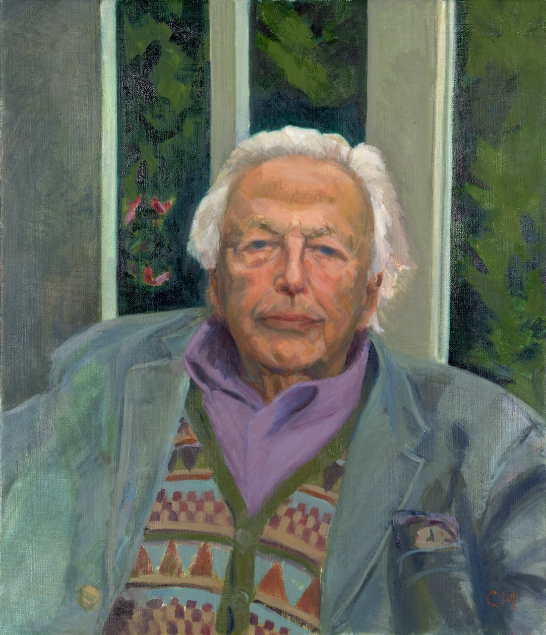 Sir Peregrine Worsthorne, 2012 by Celia Montague