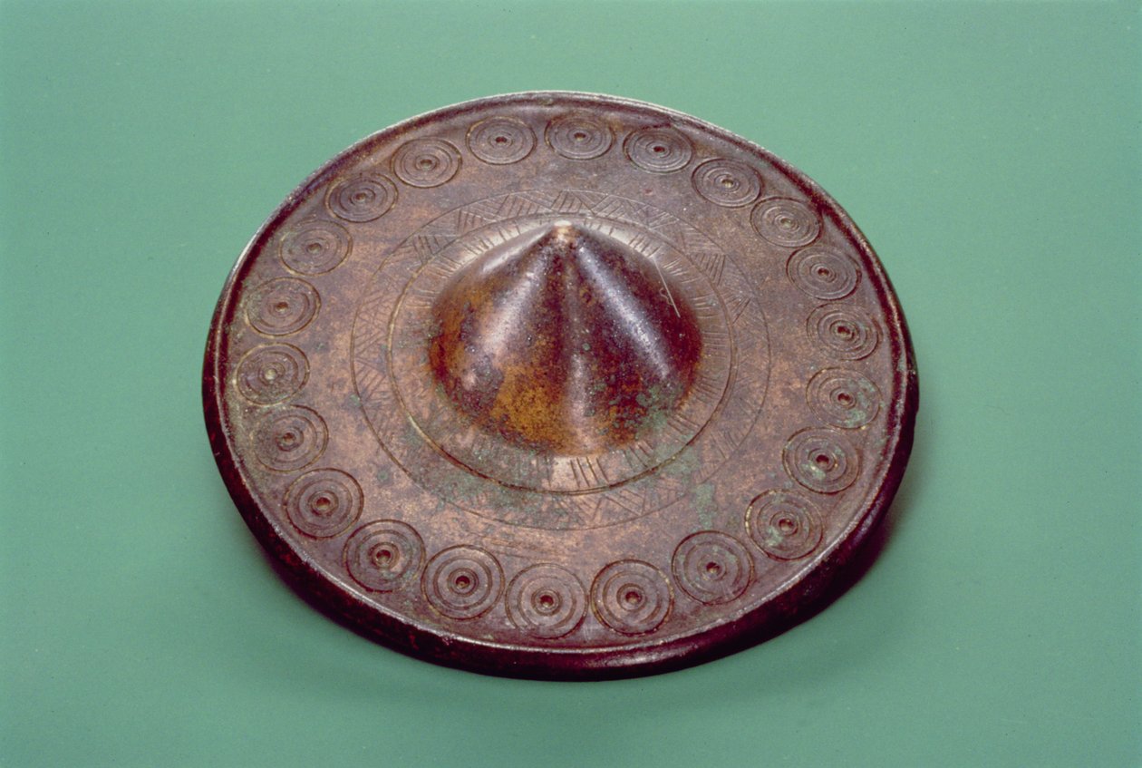 Incised Pin Head, from Ireland, c.700 BC by Celtic