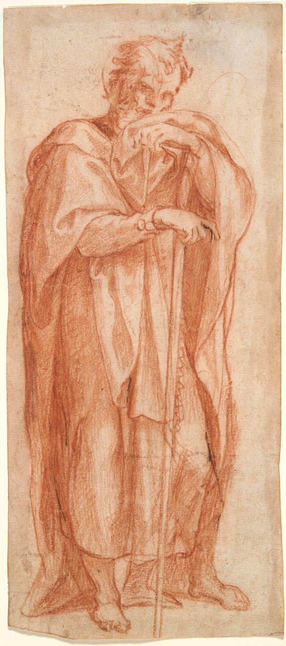 Eleazar, study for a fresco in the Sixtine Chapel, Santa Maria Maggiore, Rome by Cesare Nebbia