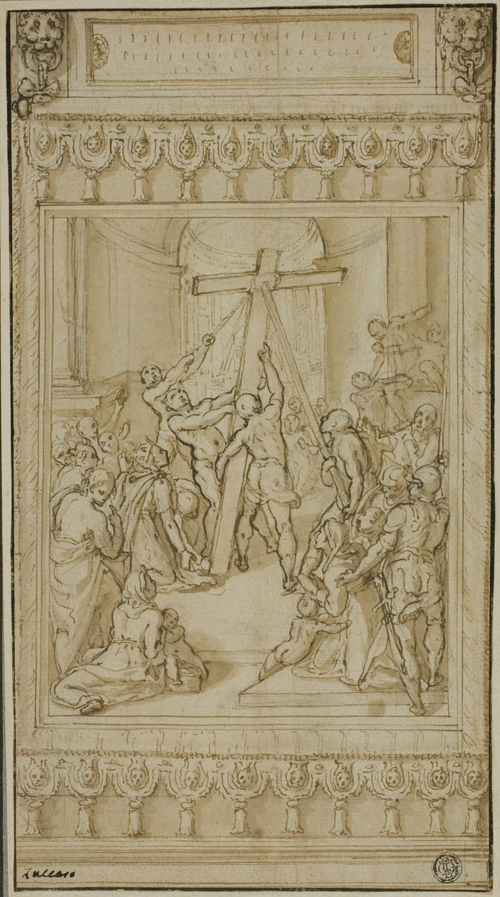 Saint Helena Kneeling before the True Cross by Cesare Nebbia