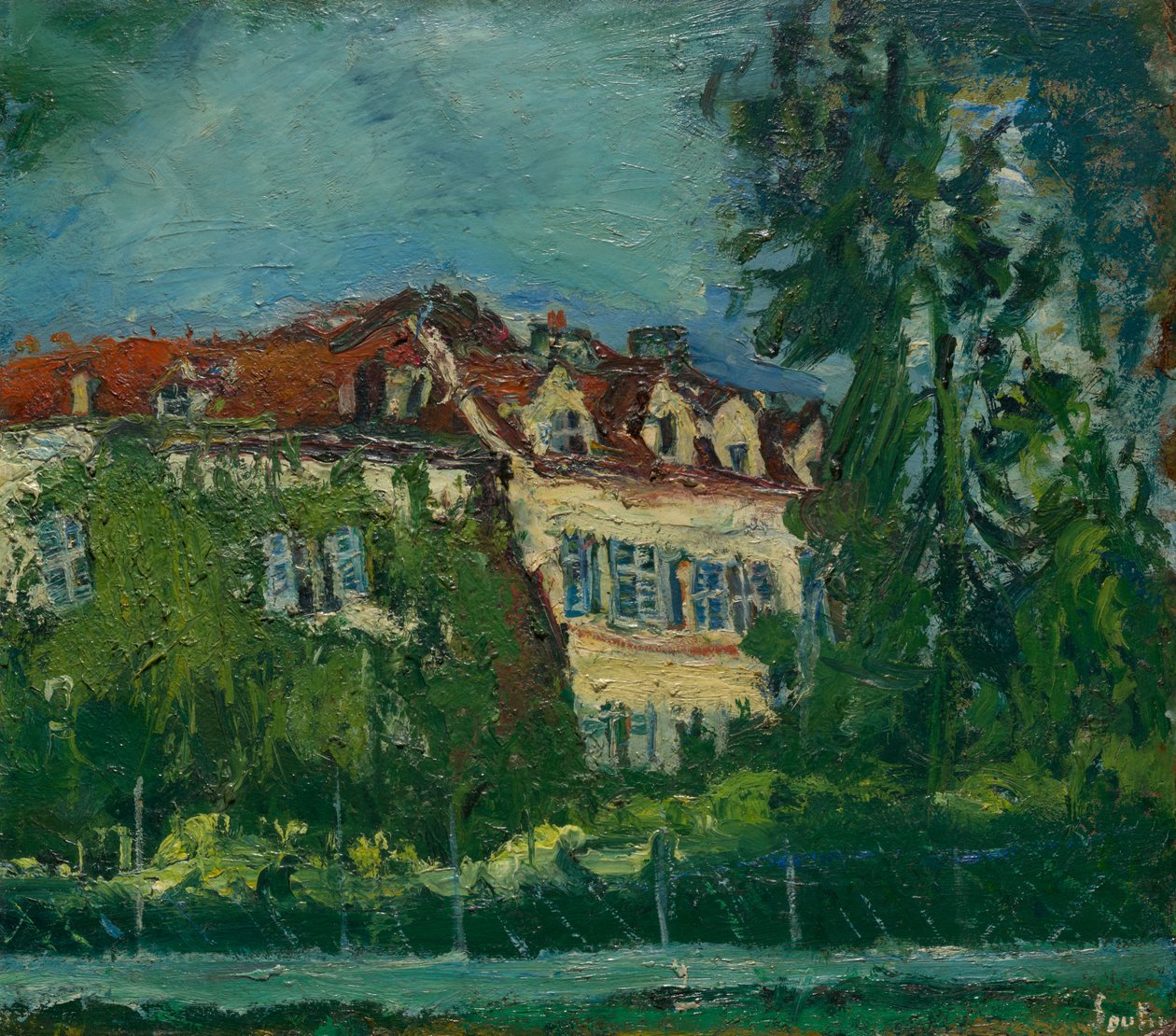 Landscape with House by Chaim Soutine