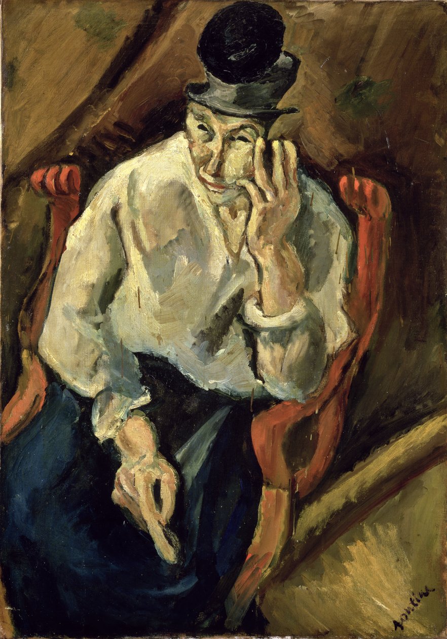 Man with a Hat, c.1900 by Chaim Soutine