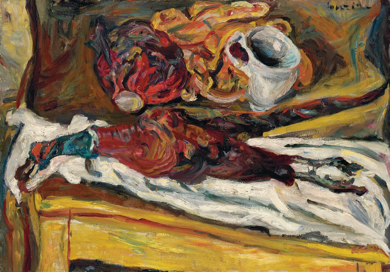 Pheasant with Cabbage by Chaim Soutine