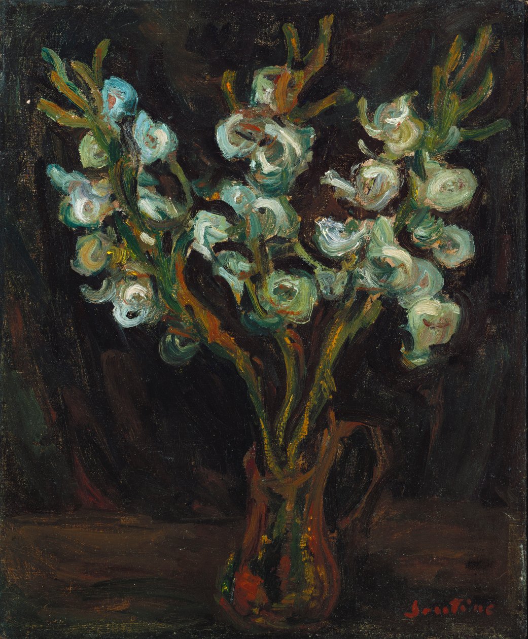 The Blue Gladioli by Chaim Soutine