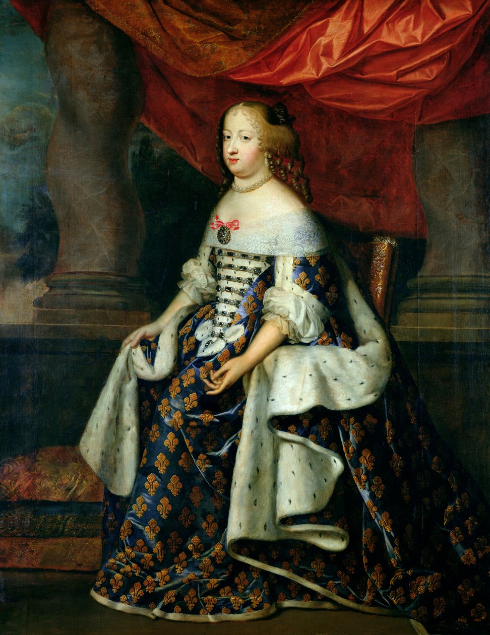 Portrait of Marie-Therese of Austria, after 1660 by Charles Beaubrun