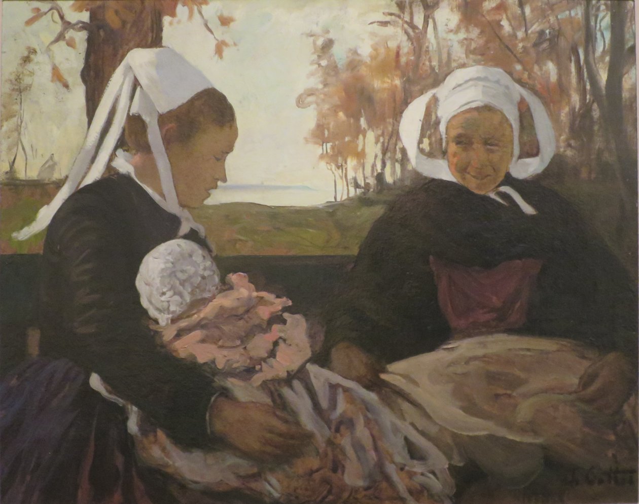 The Three Generations by Charles Cottet