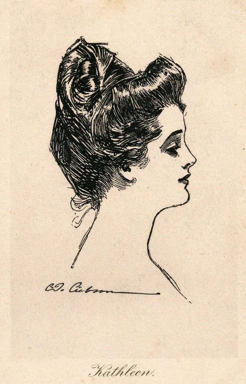 Kathleen, a Gibson Girl, c.1900 by Charles Dana Gibson