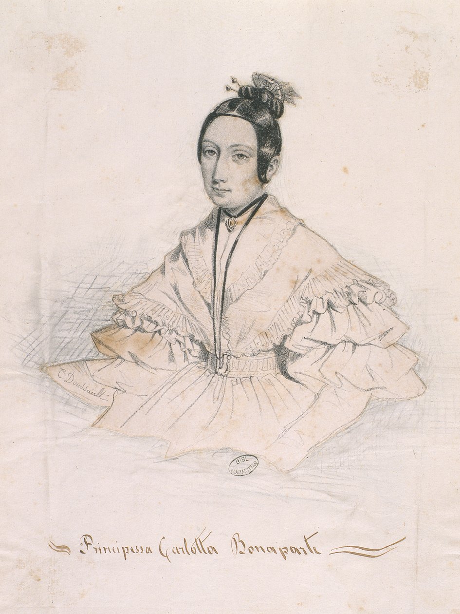 Principessa Carlotta Bonaparte by Charles Doussault