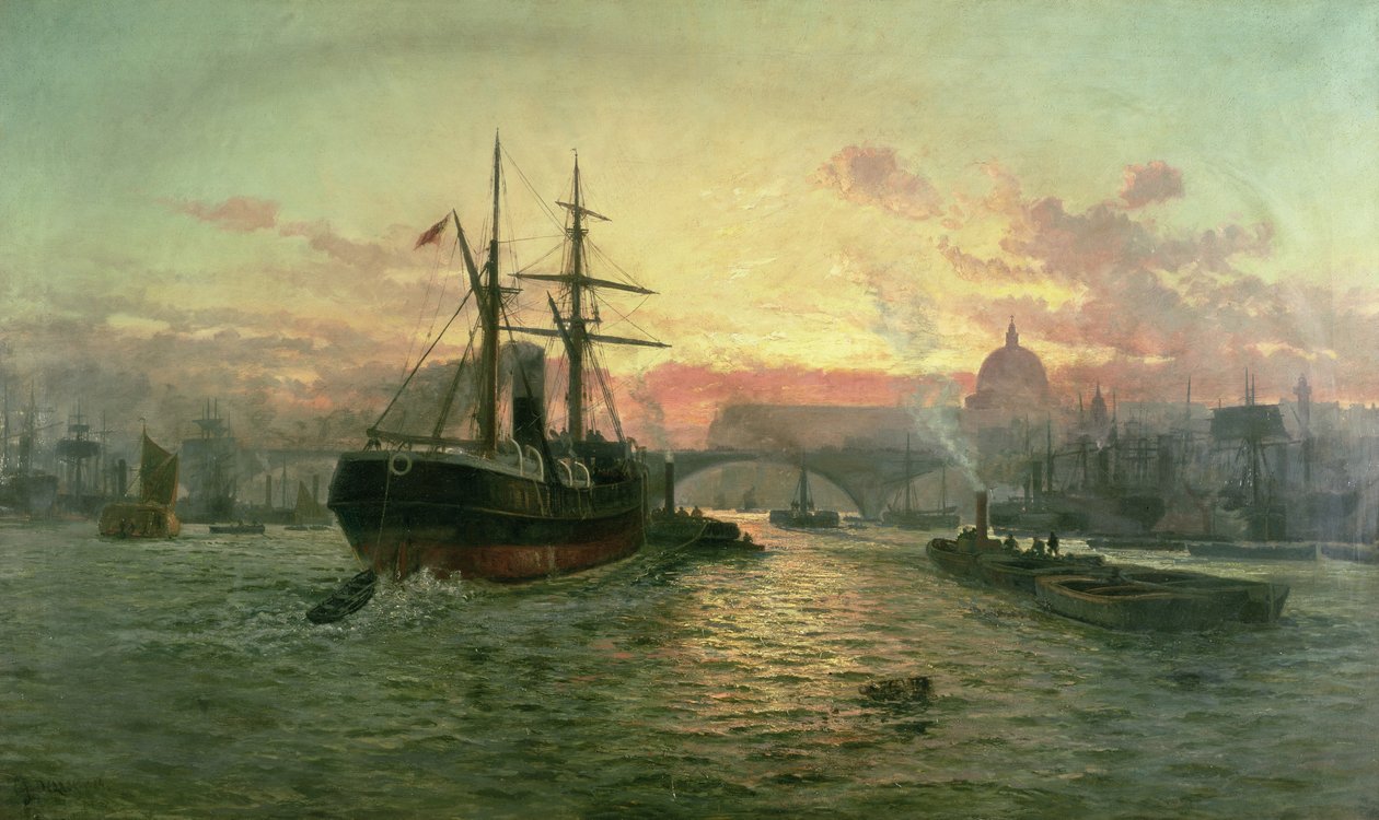 London Bridge by Charles John de Lacy
