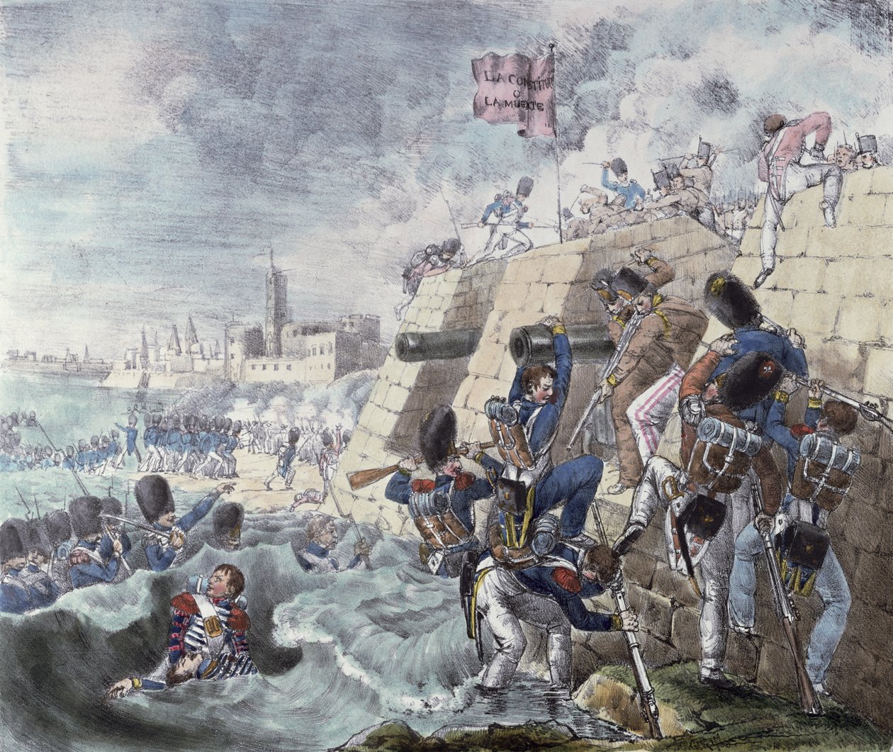 The Capture of the Fort of Trocadero, 31st August 1823 by Charles Lasteyrie du Saillant