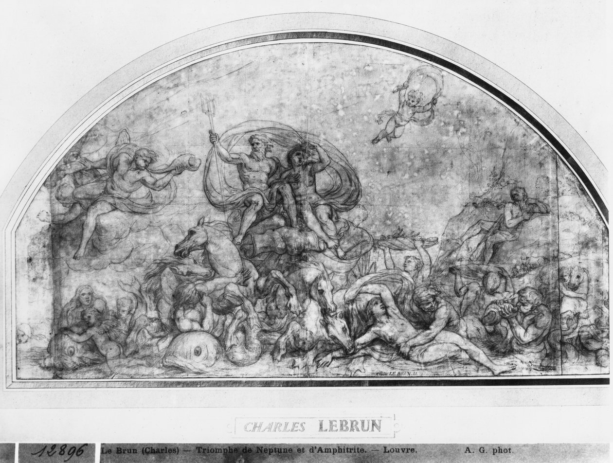 Neptune and Amphitrite or Reawakening of Waters, c.1663 by Charles Le Brun