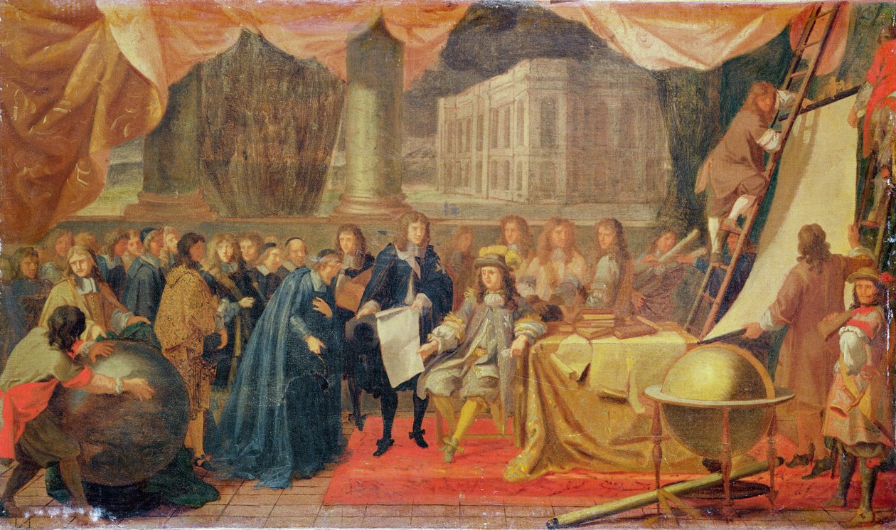 Study for The Establishment of the Academie des Sciences in 1666 and the Foundation of the Observatory in 1667 by Charles Le Brun
