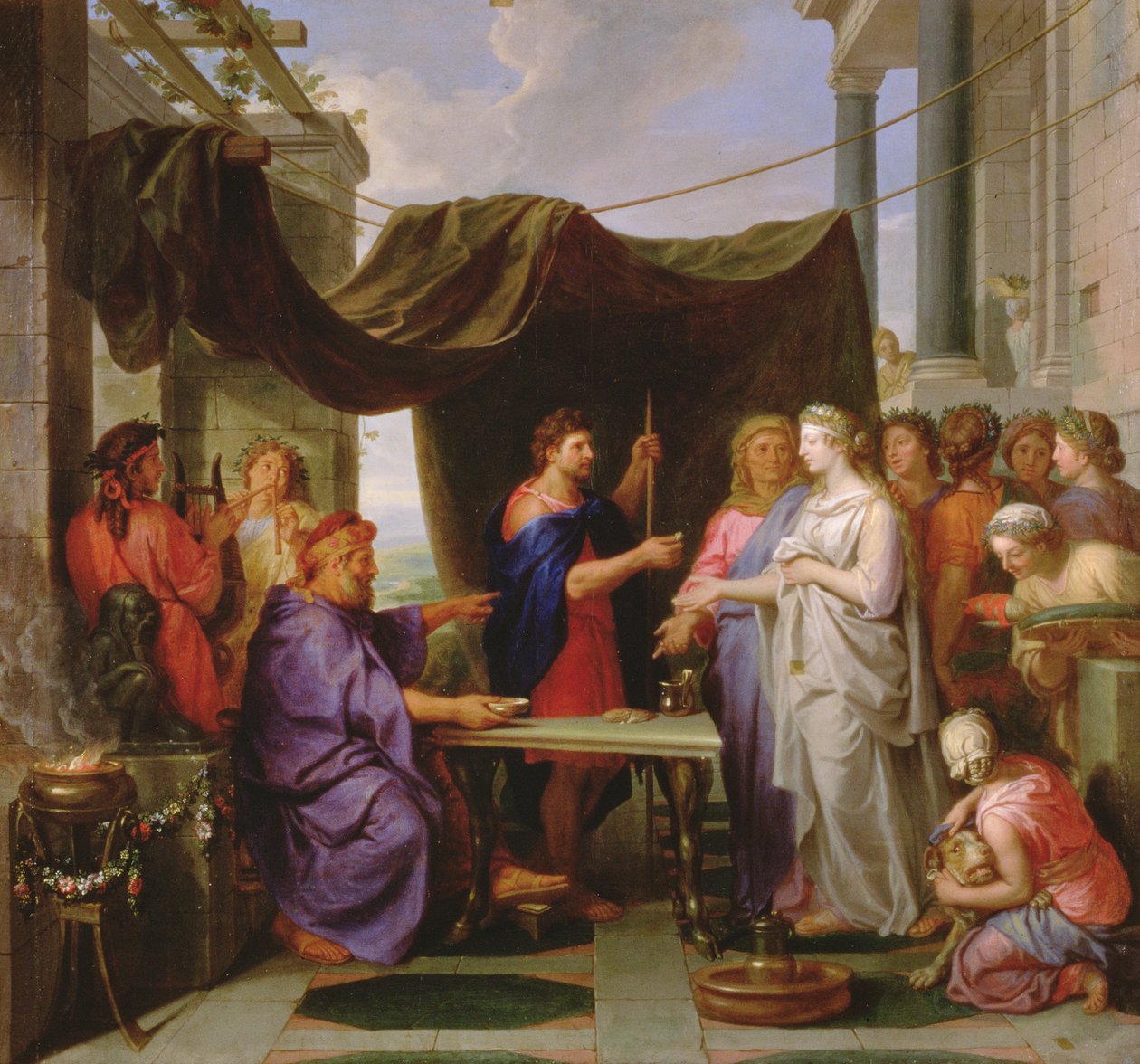 The Wedding of Moses and Zipporah by Charles Le Brun
