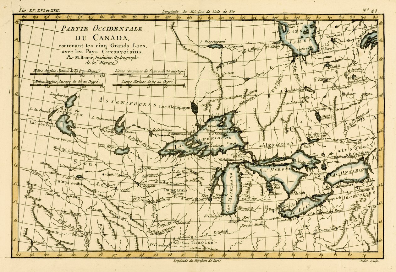 Western Canada, Including the Five Great Lakes, from 