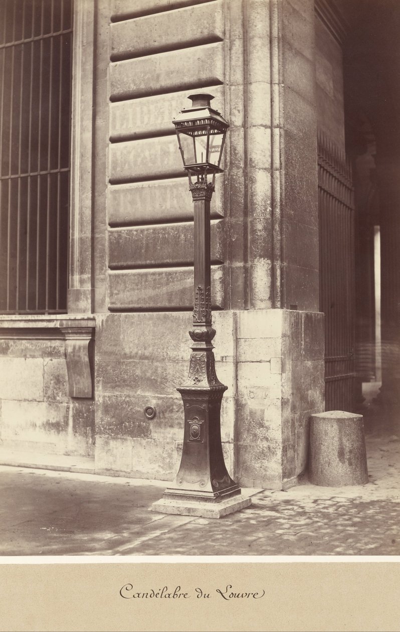 Candelabrum of the Louvre by Charles Marville