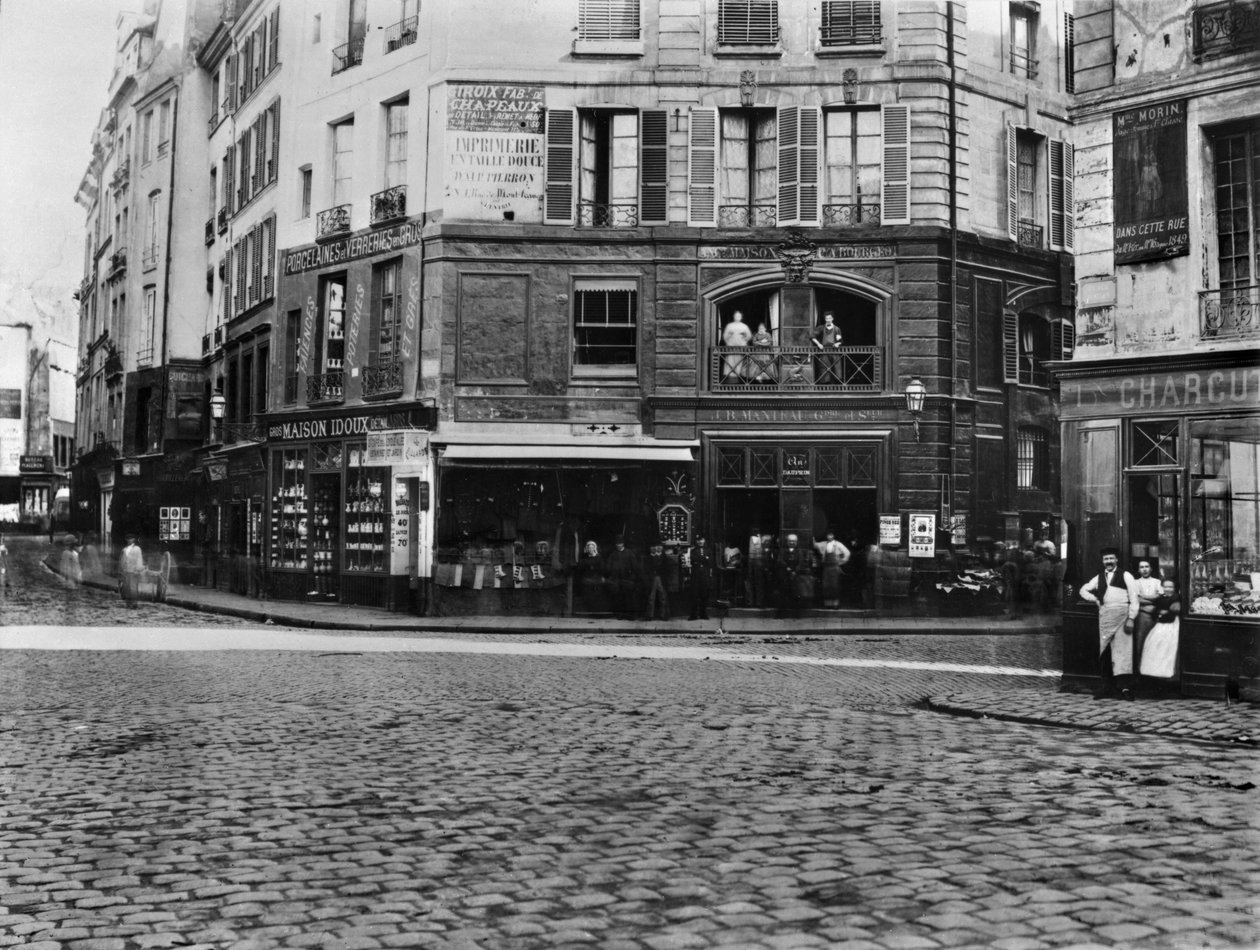 Place Gozlin, Paris c.1865 by Charles Marville