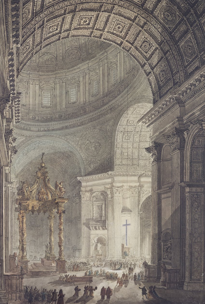 The Glowing Cross in St. Peter