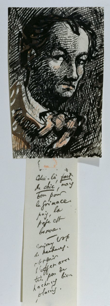 Self Portrait by Charles Pierre Baudelaire