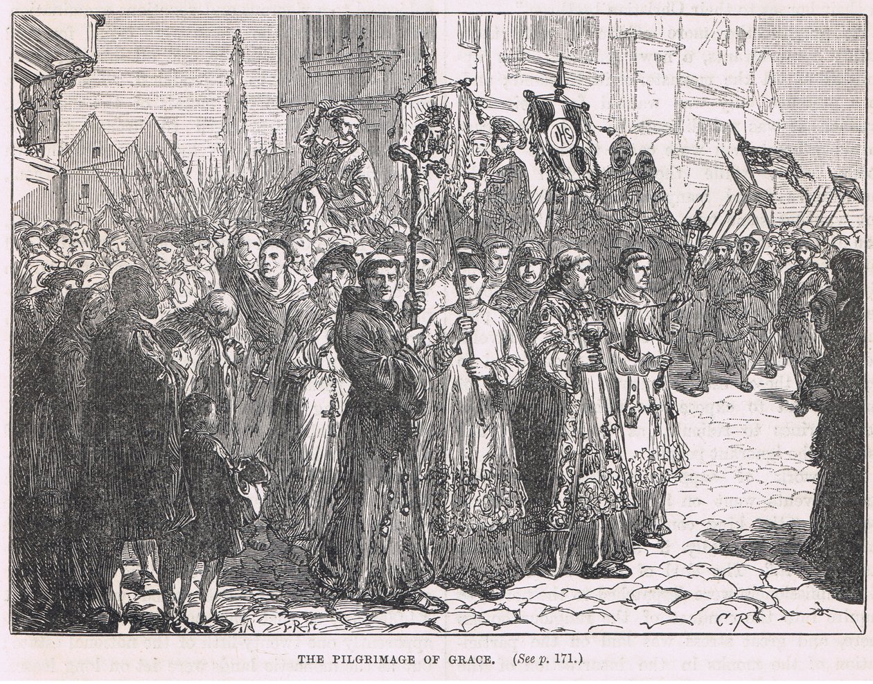 The Pilgrimage of Grace 1537 by Charles Ricketts