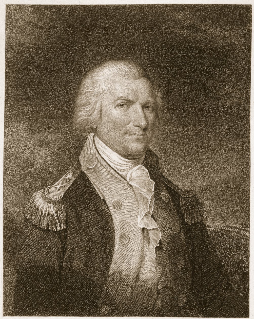 Major General Arthur St. Clair, engraved by Edward Wellmore after a drawing of the original by James Barton Longacre by Charles Willson Peale