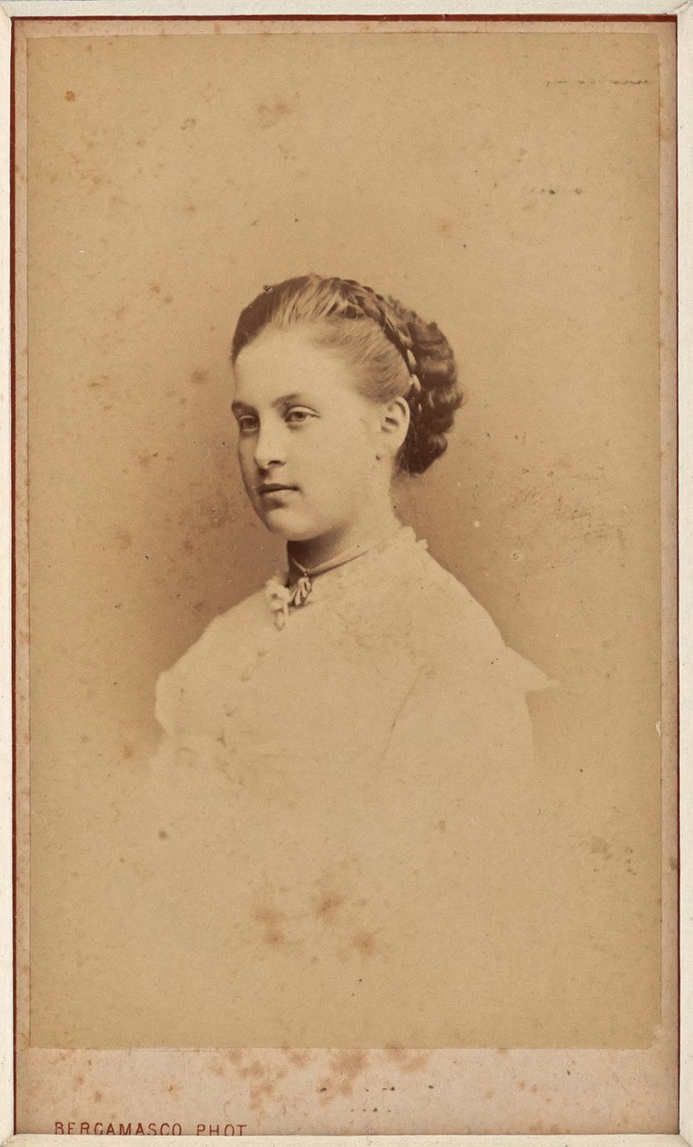 Portrait of Grand Duchess Olga Constantinovna of Russia by Charles Bergamasco