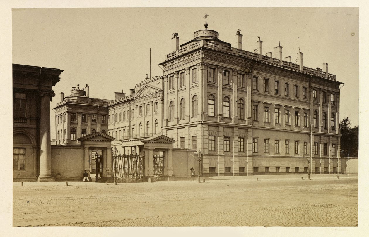 The Anichkov Palace in Saint Petersburg by Charles Bergamasco