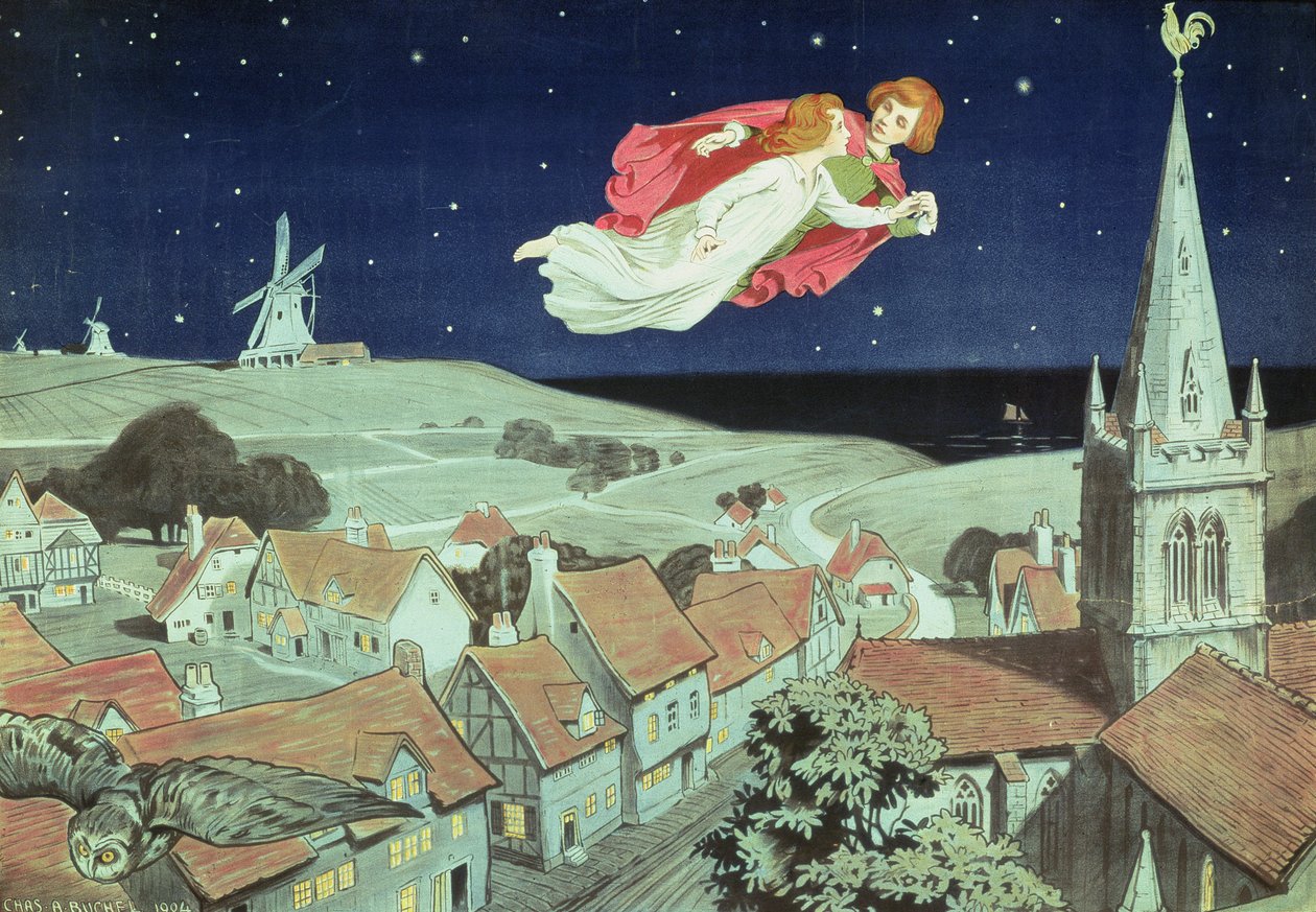 Poster Advertising the First Production of J.M. Barrie