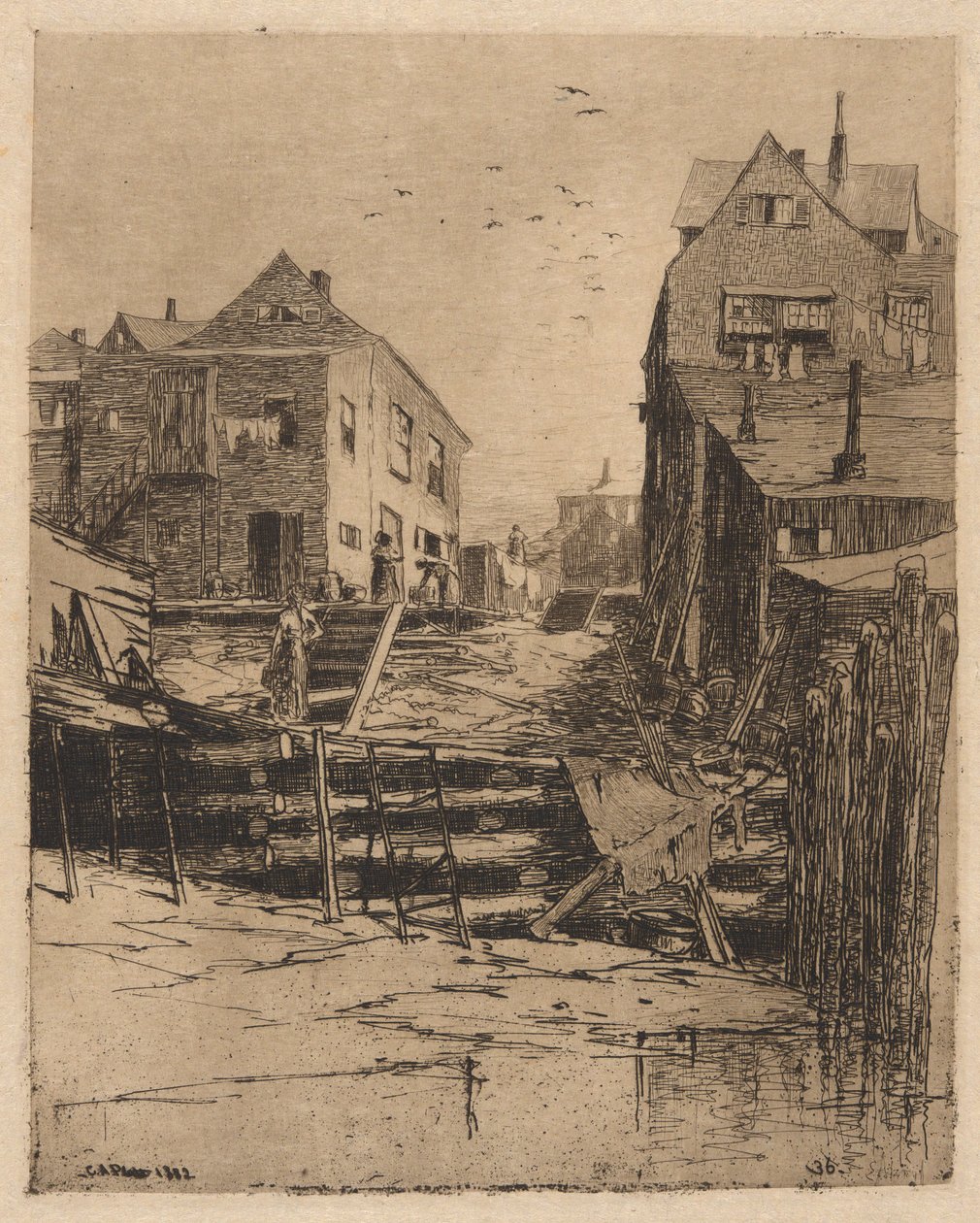 A Corner of Portland by Charles A. Platt