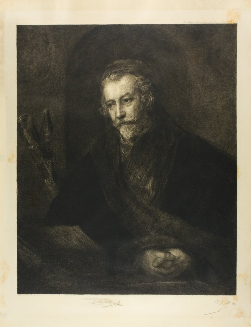 Portrait of a Man in a Cap by Charles Albert Waltner