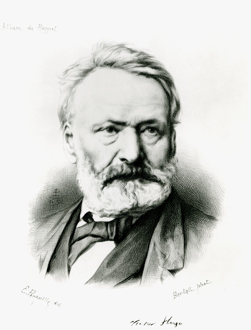 Portrait of Victor Hugo (1802-85) from 