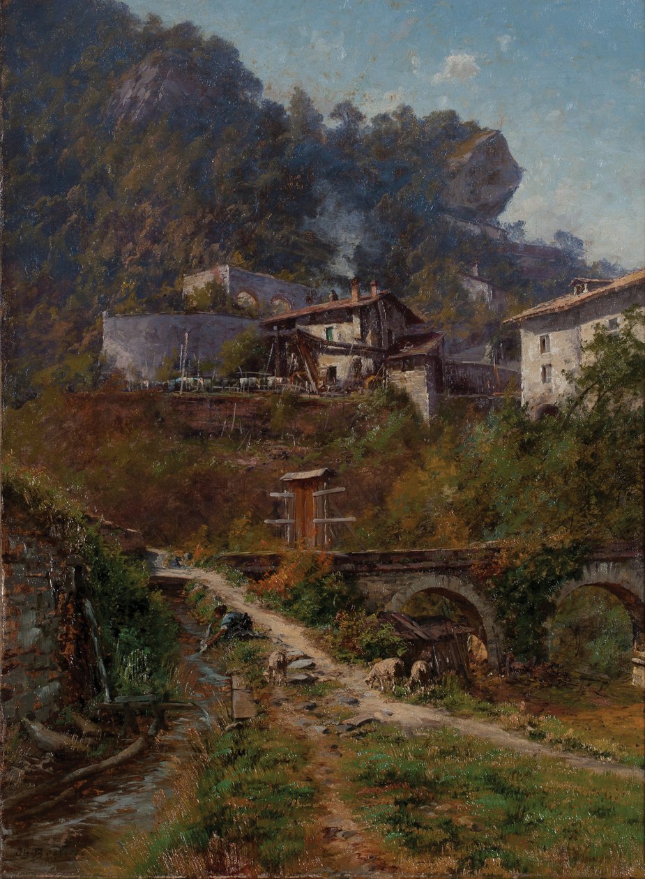 In Sassenage. The Tanks of Sassenage by Charles Alexandre Bertier