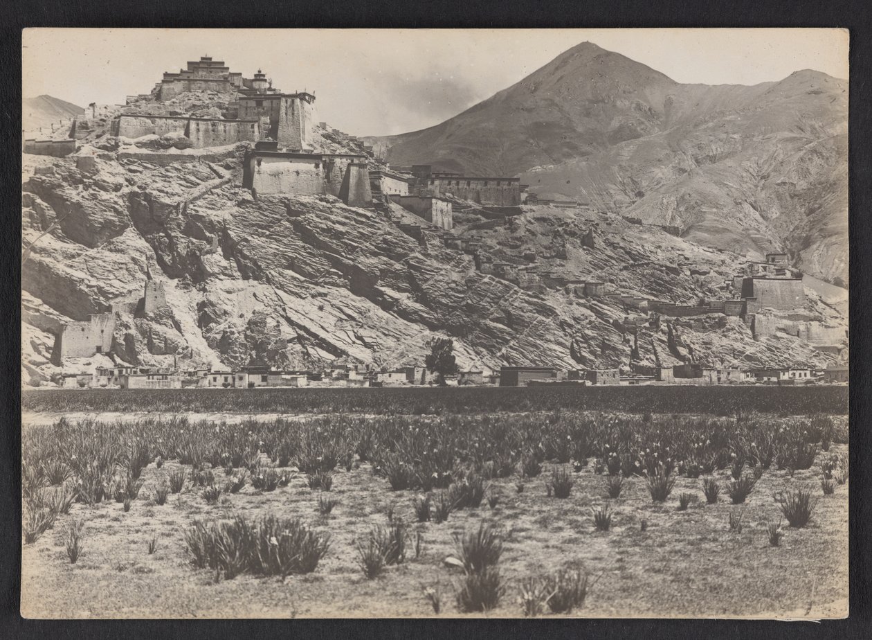 The Fort (Dzong) at Gyantse by Charles Alfred Bell