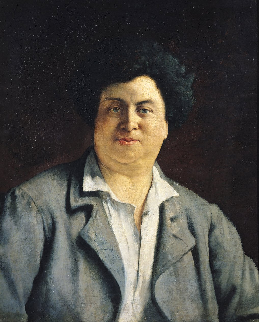 Portrait of Alexandre Dumas pere (1802-70), 1878 by Charles Alphonse Paul Bellay