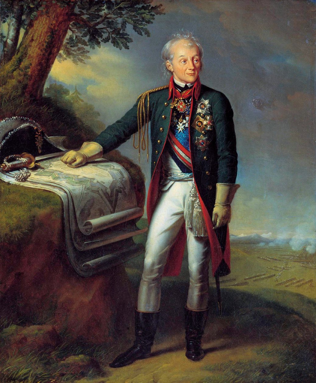 Field Marshal Generalissimo Prince Alexander Suvorov, Russian Soldier by Charles Auguste Guillaume Steuben