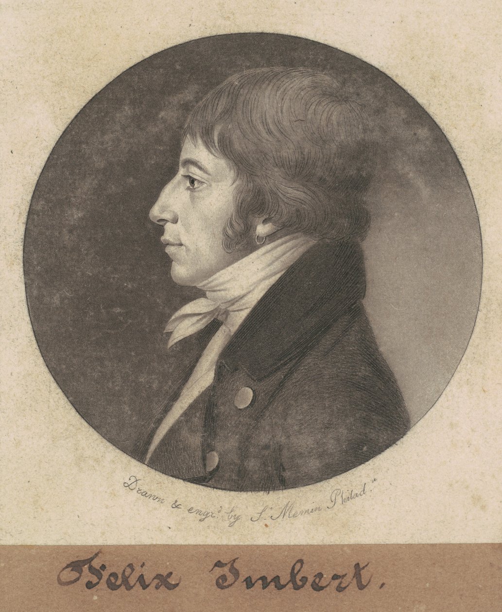 Felix Imbert by Charles B. J. Févret de Saint Mémin