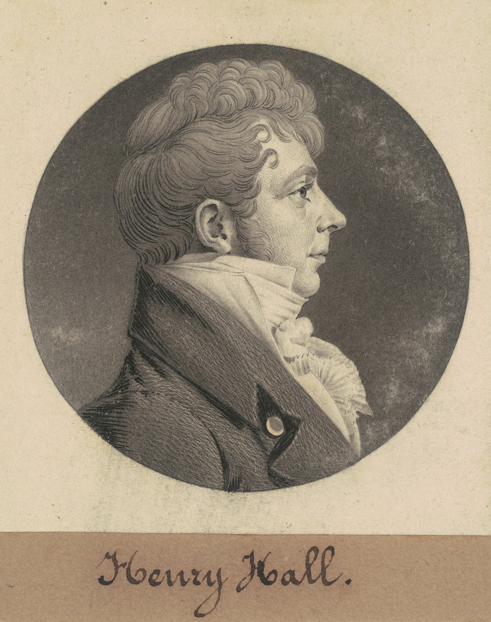 Henry Hall by Charles B. J. Févret de Saint Mémin