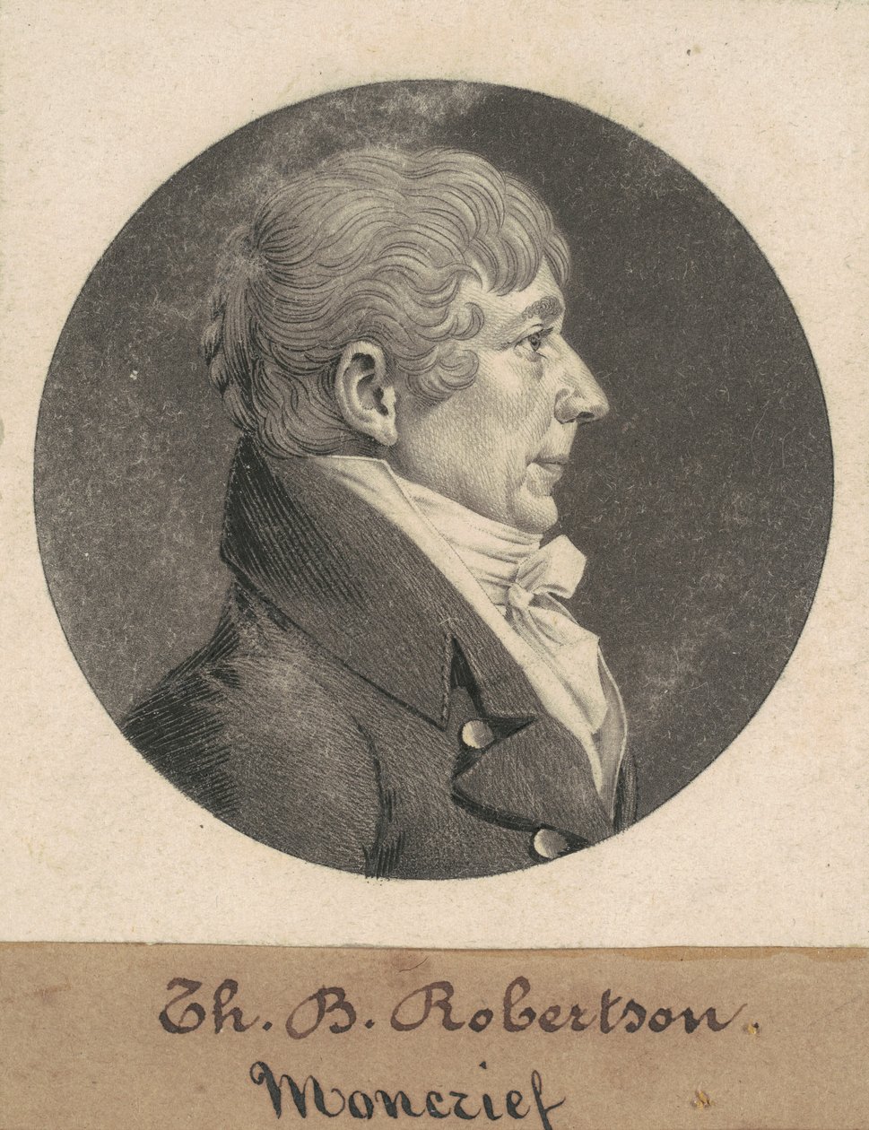 John Moncreif by Charles B. J. Févret de Saint Mémin