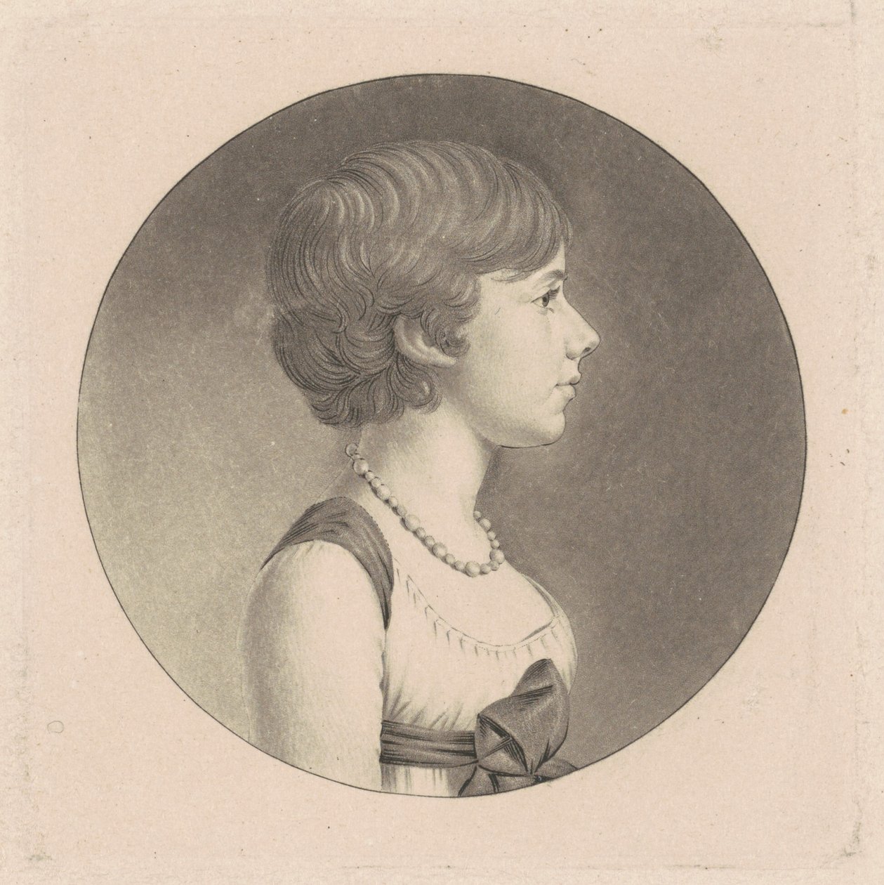 Louisa DuPonceau by Charles B. J. Févret de Saint Mémin