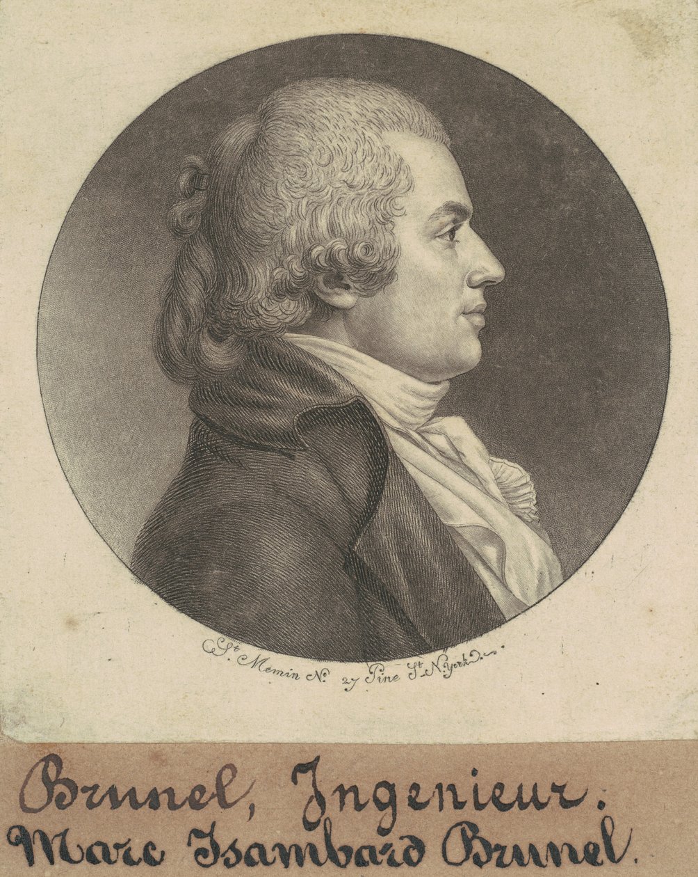 Marc Isambard Brunel by Charles B. J. Févret de Saint Mémin