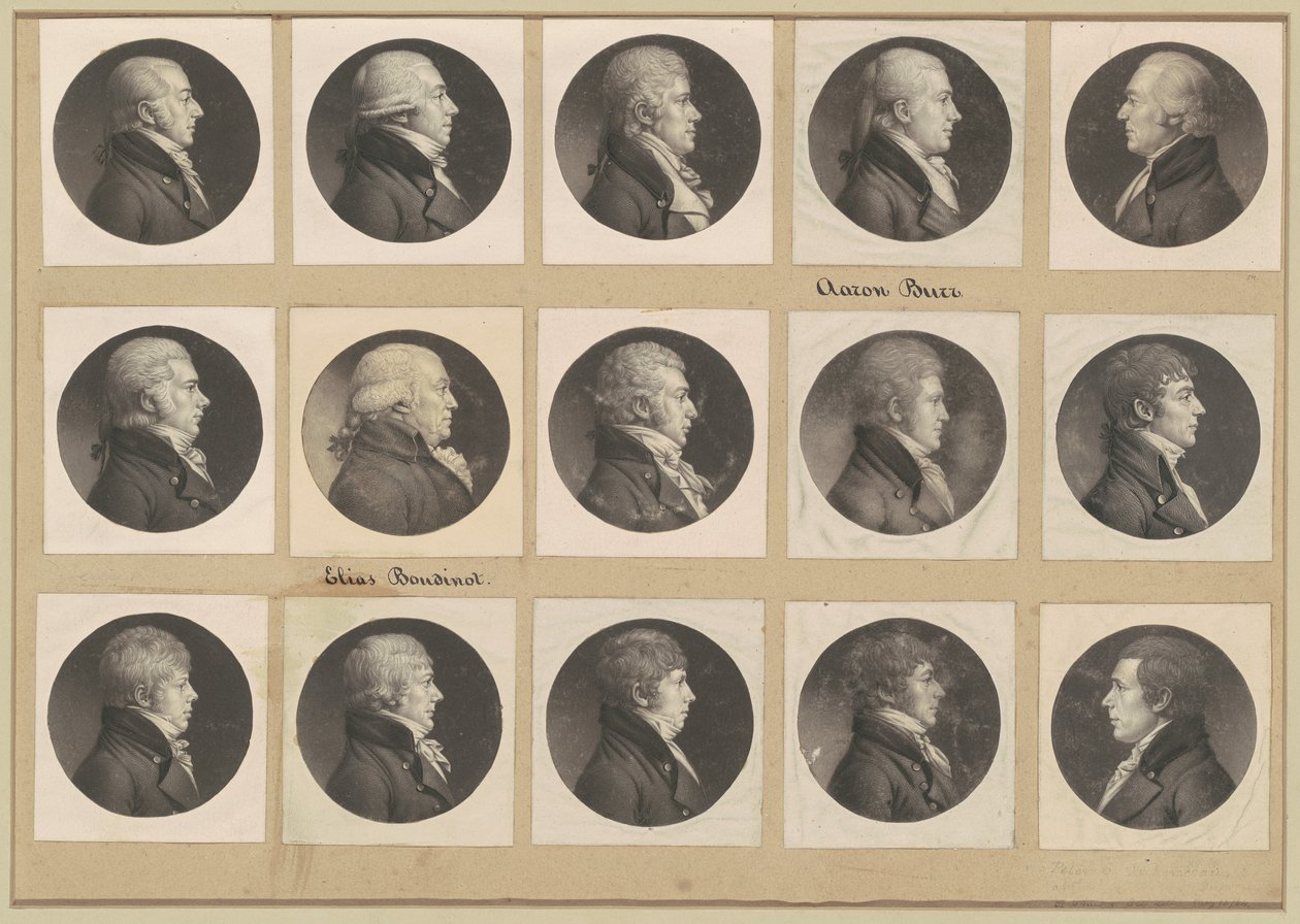 Saint-Mémin Collection of Portraits, Group 54 by Charles B. J. Févret de Saint Mémin